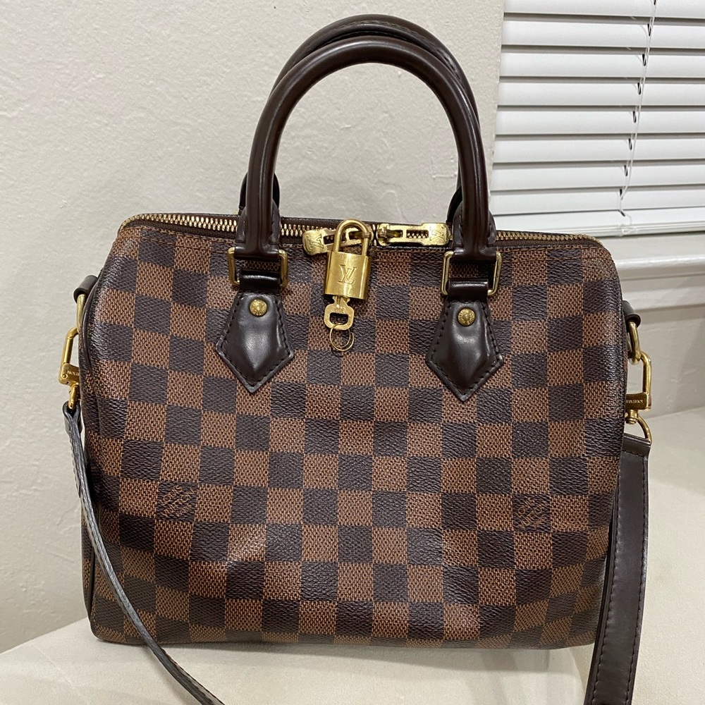 Louis Vuitton SPEEDY BANDOULIÈRE 25 Damier Ebene - Picture 1 of 16